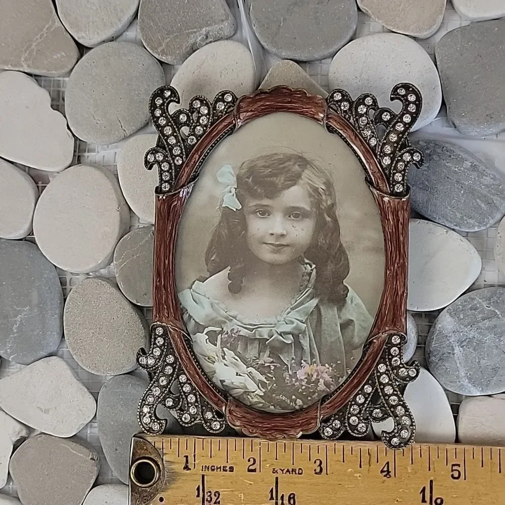 Unbranded crystal embellished portrait frame